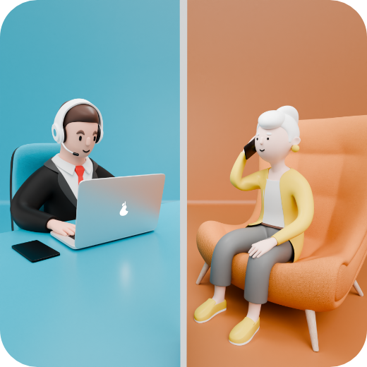 Agile Verwaltung Unterstützung am Telefon