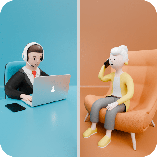 Auftragsabwicklung telefonisch